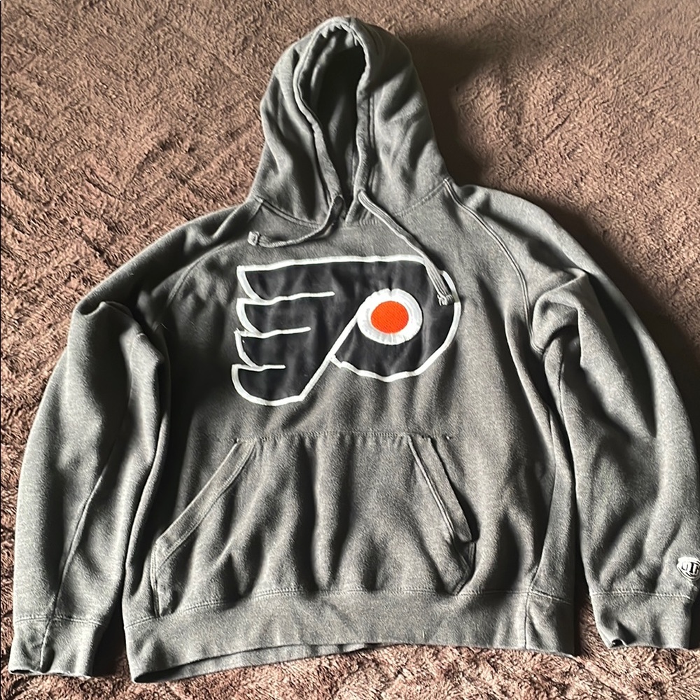 Philadelphia Flyers Gray Hoodie with Logo
